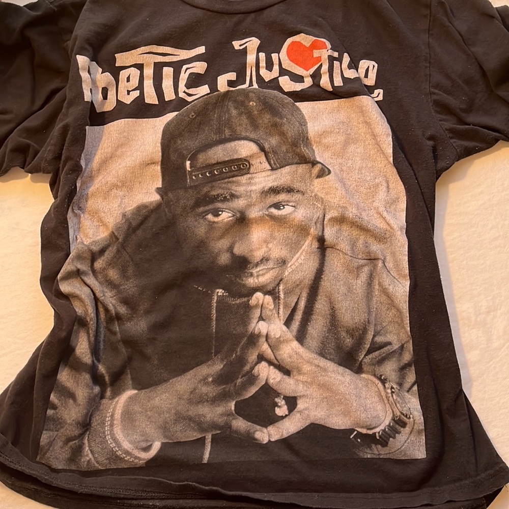 Vintage Poetic Justice T shirt Size Large